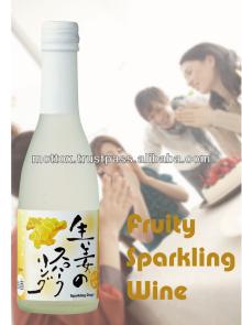Ginger sweet sparkling wine using citrus and ginger juice