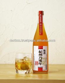 Juicy and fruity Japanese plum wine made by a sake brewery