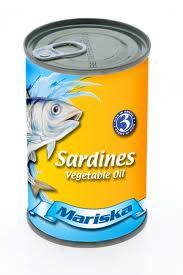 Titus Sardines in vegetable oil 125