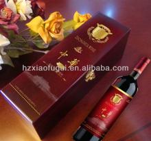 Wooden wine box for red wine