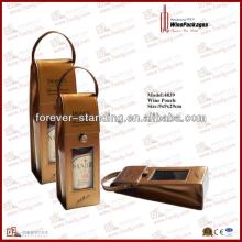 Champagne wine gift box with handle(4839)