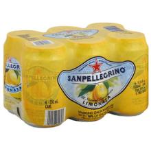 Sanpellegrino Limonata Sparkling Lemon Beverage, 66.9FO (Pack of 4)