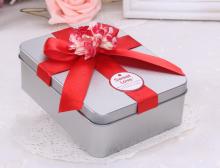 2014 promotion tin box / wholesale luxury tin chocolate box /empty canned sardine or tea tin box