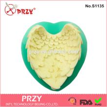Big wings  silicon e cake  mold s for fondant cake decoration and  soap   mold 