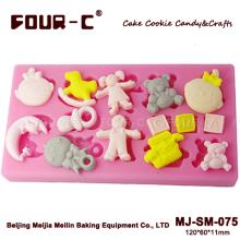  Nursery  cake decorating mould,high quality silicone mould for fondant craft