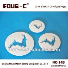 Deer plastic fondant  cutter , shape   cutter ,useful cake decorating kit