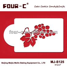 Single Grape stencils, cake   design  stencils,classic  cake  decoration