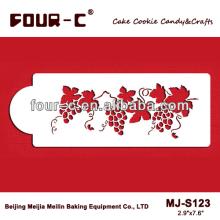 Small Grapevine stencils,cake design stencils,classic cake decoration