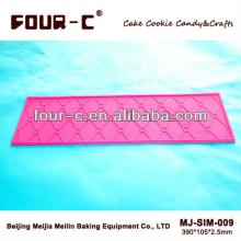 Sugarpaste embossed mat,cake design silicone mat,cake decoration