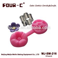 Cherry Blossom Cutter & Mould Set,cake decorating mold,cupcake embossing mould