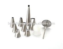 11 pcs stainless steel cake decorating nozzles pastry tip set