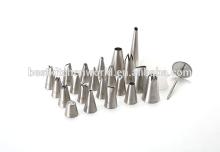24 pcs stainless steel cake decorating nozzles pastry tip set
