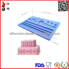 2014 Silicone fondant mold,most popular  cupcake  decorating mould,cake decorating mold
