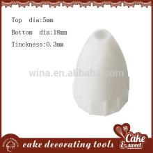 Plastic cake nozzle/tip,edible sugar cake decorations