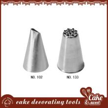 Welding piping tips edible cake decoration