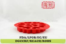 heart copper chocolate mould Chocolate Muffin Cup Cake Candy Ice Tray Mold Mold Maker Party Bar