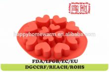  heart  chocolate lollipop mould Chocolate Muffin Cup Cake Candy Ice Tray Mold Mold Maker Party Bar