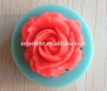 Single Rose shape Chocolate Candy Jello 3D  silicone  Mold  Mould   cake  tools Bakeware Pastry bar  Soap  M