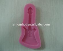 New Arrival Guitar shaped 3D silicone cake fondant mold, cake decoration tools, soap, candle moulds