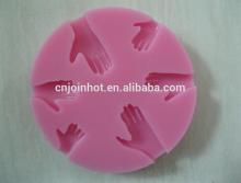 New Arrival Human hand shaped 3D silicone cake fondant mold, cake decoration tools, soap, candle mou