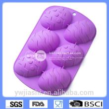 China factory food grade silicon egg shape mold,easter eggs silicone cake mould