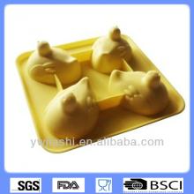  3d   Chocolate  mold,Hen shaped  silicone   3d   chocolate  mold