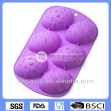 China factory food grade silicon egg mold, easter  egg shaped cake mould
