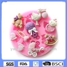 animal shaped icing cake decoration/moldes de chocolate