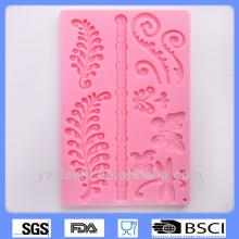 leaf shape silicon molds, cake decoration/moldes de chocolate,lace molds
