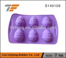 6 cavity easter egg shaped silicone cake molds soap molds chocolate molds