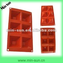 US FDA food grade cake baking pans/non stick cake decoration silicone mold