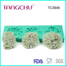Flowers chocolate fondant silicone moulds cake decorating