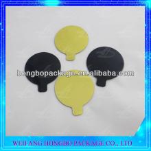 gold and black mini cake boards, cake boards with handle