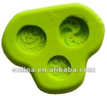 Silicone fondant push mold,Cake decoration mould