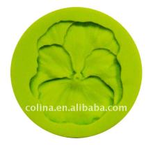 Pansy flower shape silicone fondant mold, chocolate sugar paste Mould,Cake Decorator