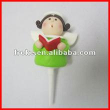hand make  polymer   clay  lovely angle Cake decoration