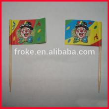 paper flag cake decoration,party cake topper,holiday cake decoration