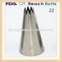 HOT sale High quality stainless steel cake decorating nozzles No.22