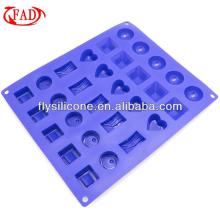 30-Cavity  Chocolate   Molds   Silicone  Dark Blue, FDA & LFGB