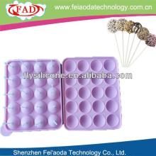 2pcs Lollipop Silicone cube Chocolate fondant Mould  Bar  Tool/mold birthday party