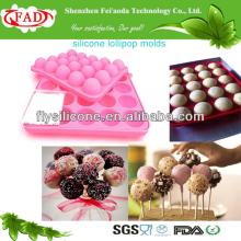 Never Fade 20 Cavitys Silicone Lollipop Chocolate Bar Mould