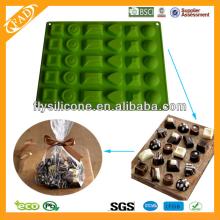 Flexible 30-Cavity chocolate silicone mould/silicone chocolate bar mold