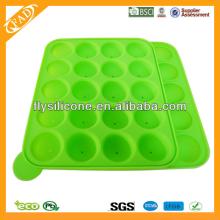 New Arrival Hot Sale 20 Silicone Lollipop Party Baking Mold with stick
