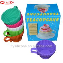 Cost-effective Wedding Cake Decor Mold,Silicone Teacup Shaped Cake Decor Mold