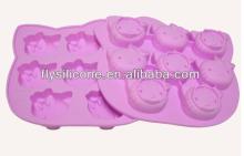 2014 new product Hello kity 3D silicone cake decorating mold