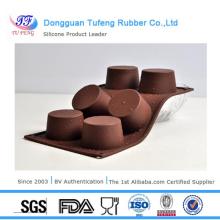 heat resistant Delicate desig flower shape silicone chocolate mould