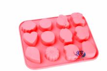 cute shapes Various colors silicone molds for cake decorating