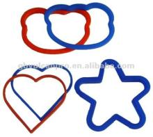 Star Heart Bear Shape Silicone Egg Rings, egg fry ring, cooking egg ring
