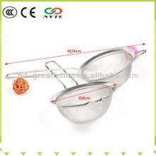 Promotional High quality Stainless Steel flour sifter/flour sieve/flour bolt for home decoration/Cak