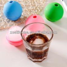OEM unbreakable cute shapes  egg  shape silicone ice cube tray